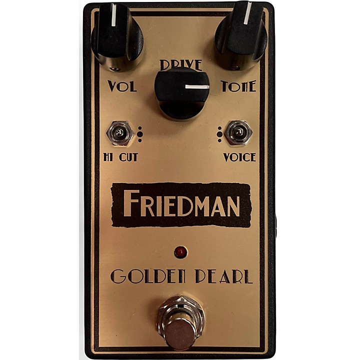 Used Friedman Golden Pearl Overdrive Effect Pedal | Guitar