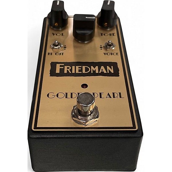 Used Friedman Golden Pearl Overdrive Effect Pedal