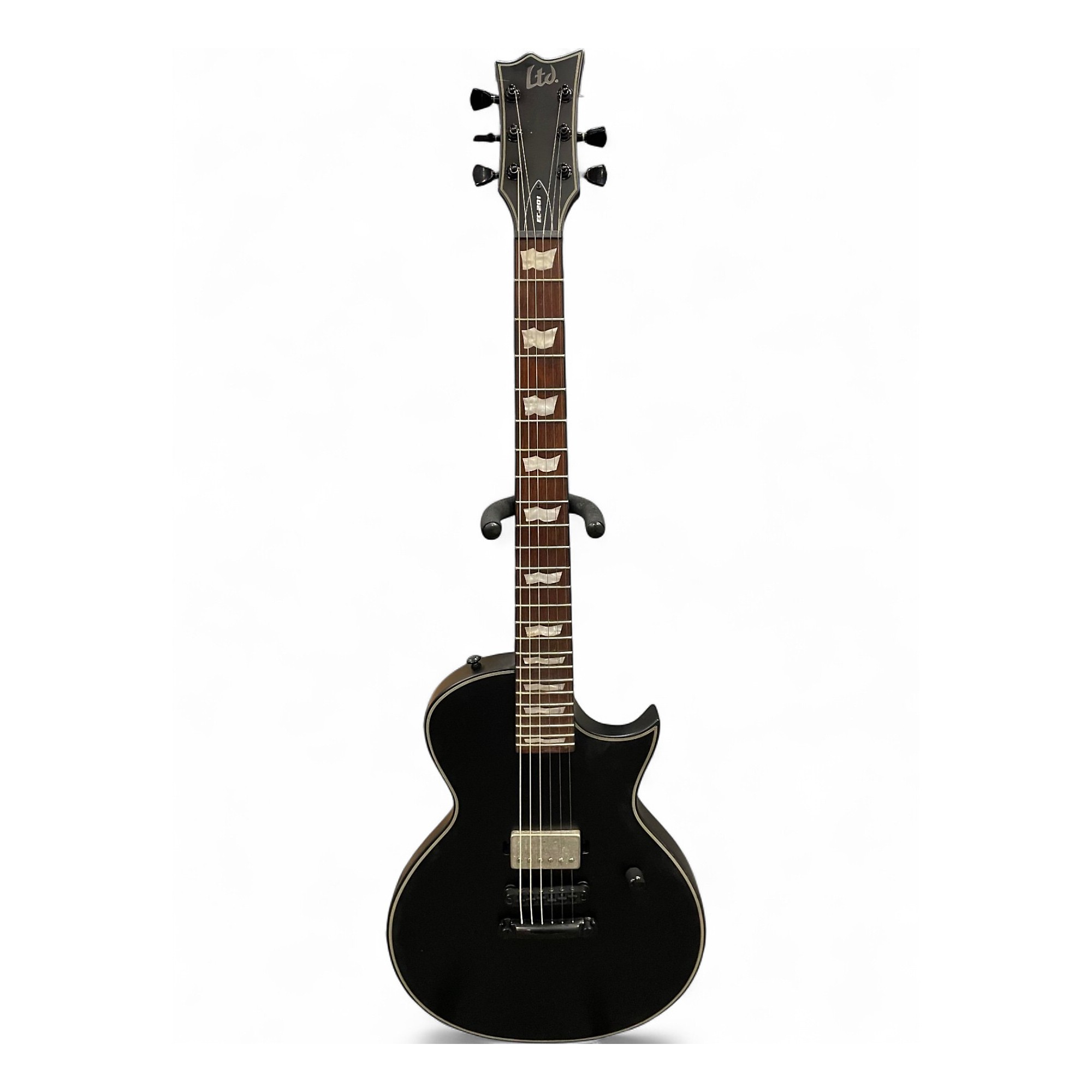 Used ESP LTD EC201 Black Solid Body Electric Guitar Black