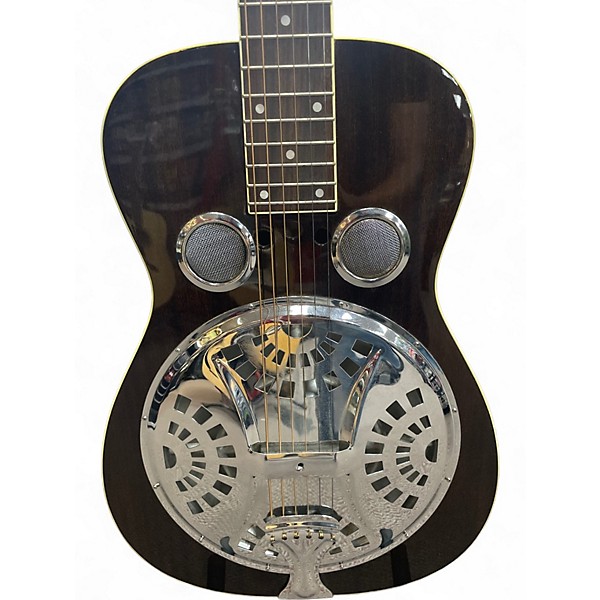 Used Regal RD52 Lightning Square Neck Mahogany Resonator Guitar
