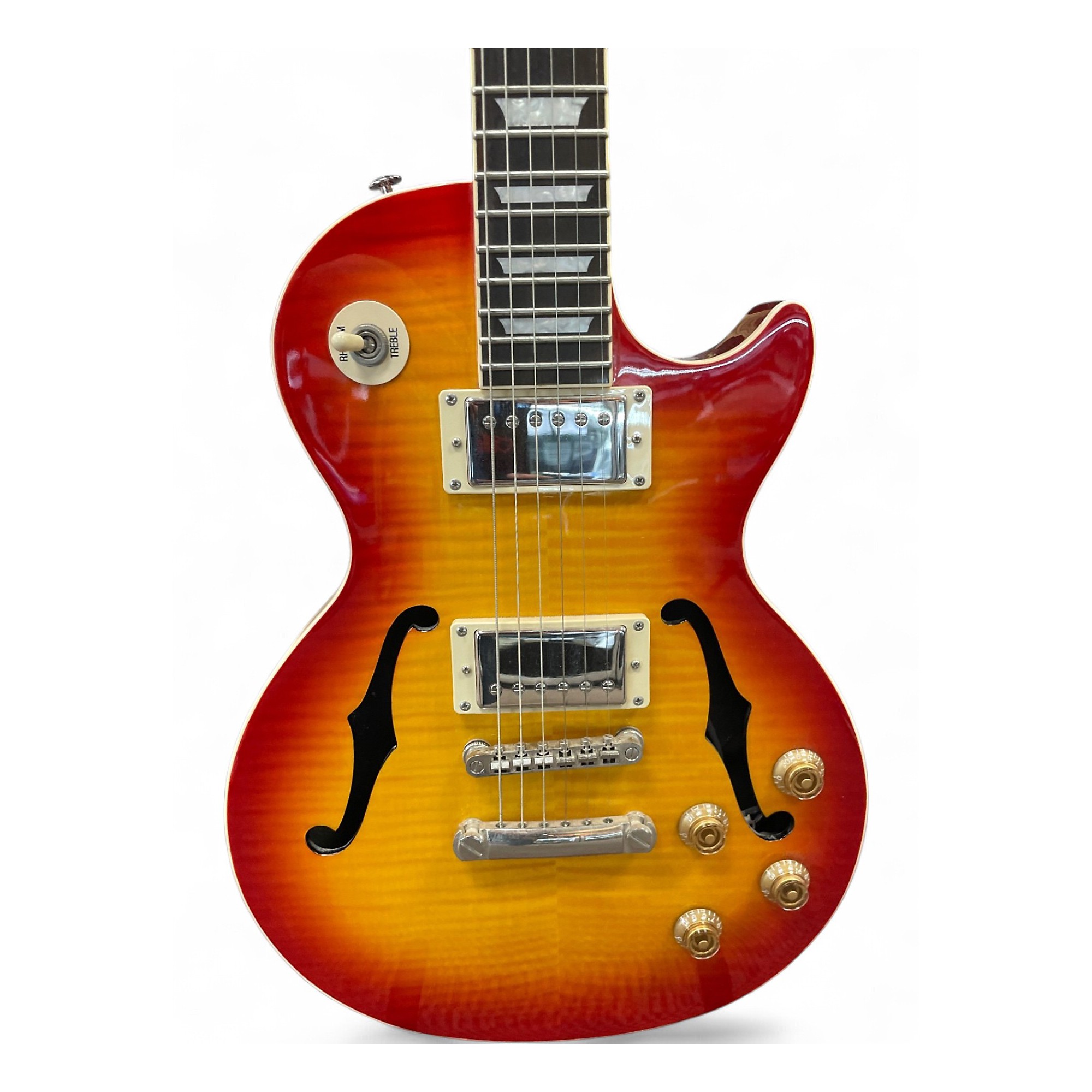 Used Epiphone Les Paul Standard Florentine Pro ORANGE BURST