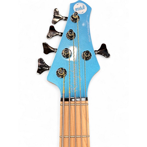 Used MTD Kingston Super 5 Blue Electric Bass Guitar