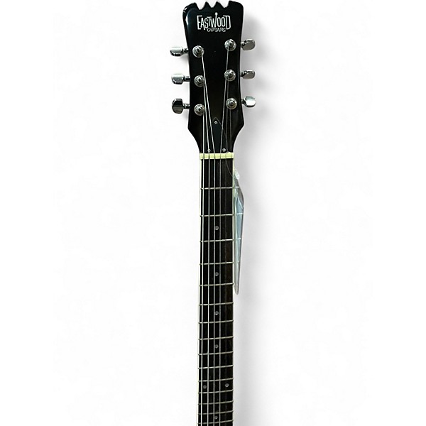 Used Eastman DELTA 6 BARITONE Black Baritone Guitars