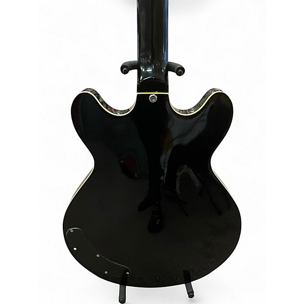 Used Eastman DELTA 6 BARITONE Black Baritone Guitars