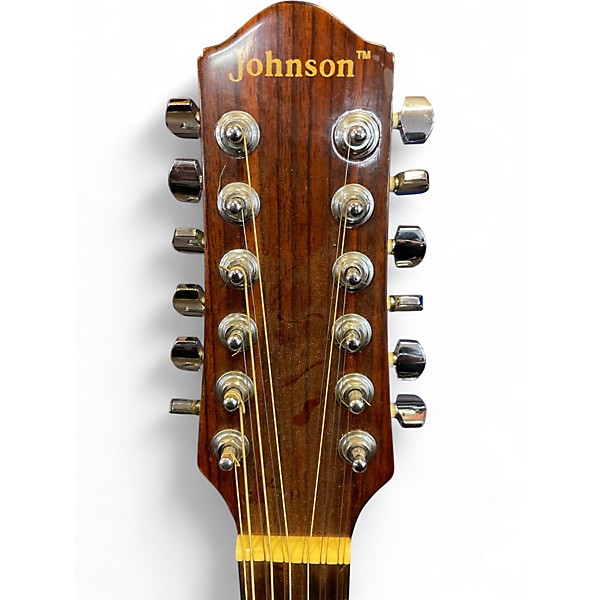 Used Johnson JG-670-12 Natural 12 String Acoustic Guitar