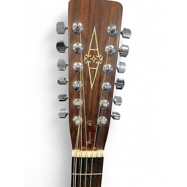 Vintage 1975 Alvarez 5054 Antique Natural 12 String Acoustic Guitar