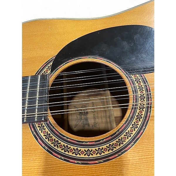 Vintage 1975 Alvarez 5054 Antique Natural 12 String Acoustic Guitar