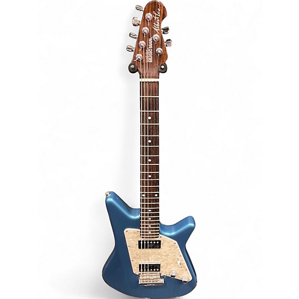 Used Ernie Ball Music Man ALBERT LEE HH Diego Blue Solid Body Electric Guitar