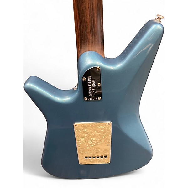 Used Ernie Ball Music Man ALBERT LEE HH Diego Blue Solid Body Electric Guitar