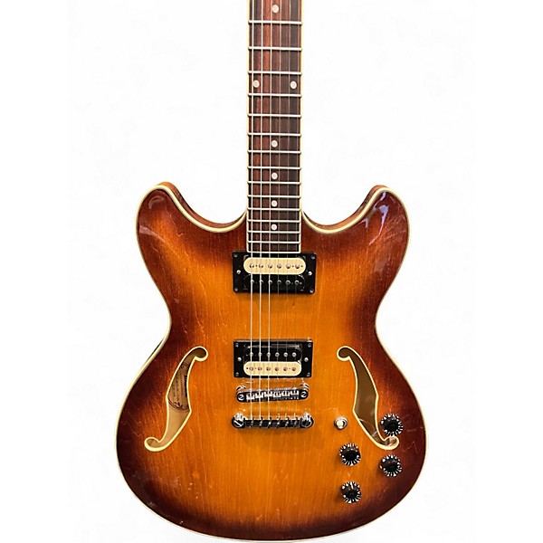 Used Ibanez AS73 Tobacco Burst Hollow Body Electric Guitar