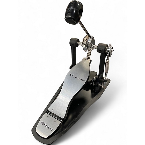 Used Roland Pro Single Kick Drum Pedal with Noise Eater Technology Single Bass Drum Pedal