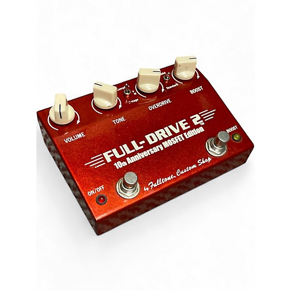 Used Fulltone 10th Ann FD2MOS Fulldrive 2 Mosfet Overdrive Effect Pedal