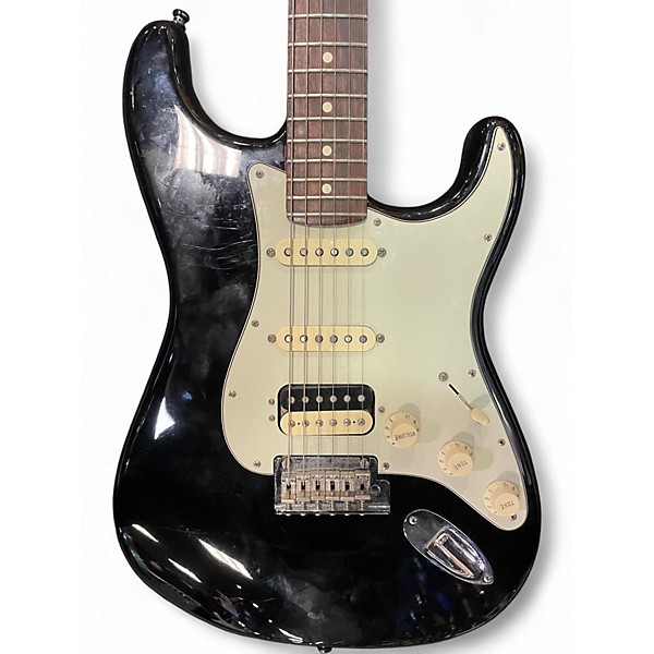Used Fender American Standard Stratocaster HSS Shawbucker Black Solid Body Electric Guitar
