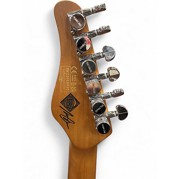 Used Schecter Guitar Research Nick Johnston  Atomic Coral Solid Body Electric Guitar