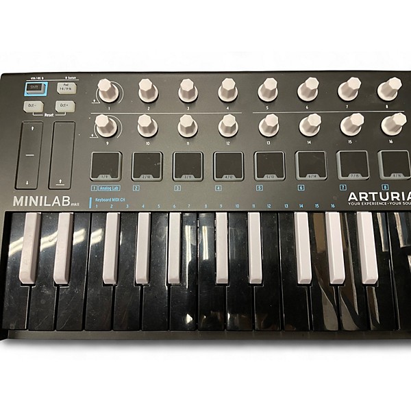 Used Arturia Minilab MKII MIDI Controller