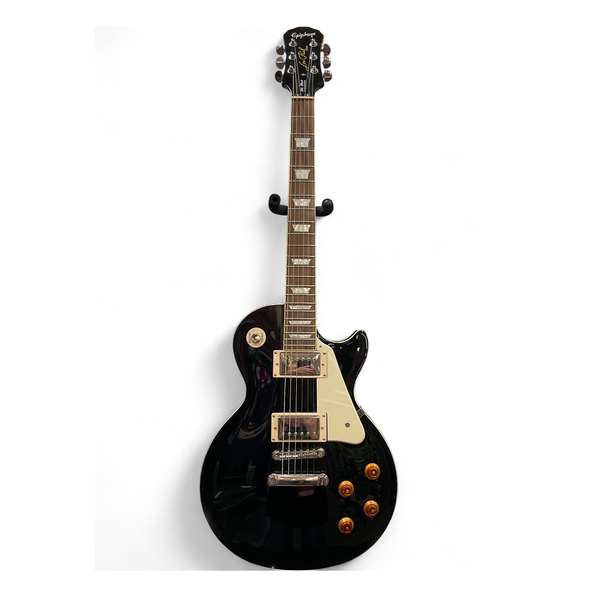 Used Epiphone Les Paul Standard Black Solid Body Electric