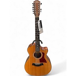 Used 2010 Taylor 354CE Natural 12 String Acoustic Electric Guitar