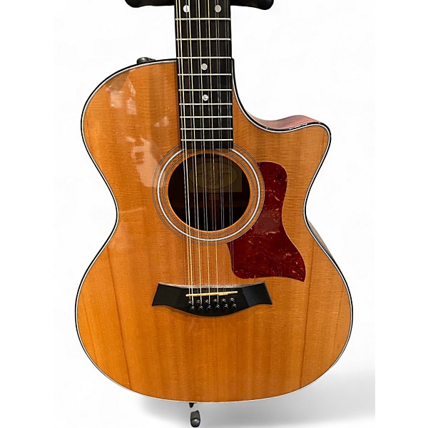 Used 2010 Taylor 354CE Natural 12 String Acoustic Electric Guitar