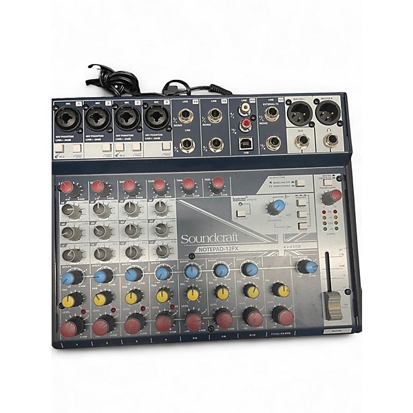 Used Soundcraft notepad 12fx Powered Mixer