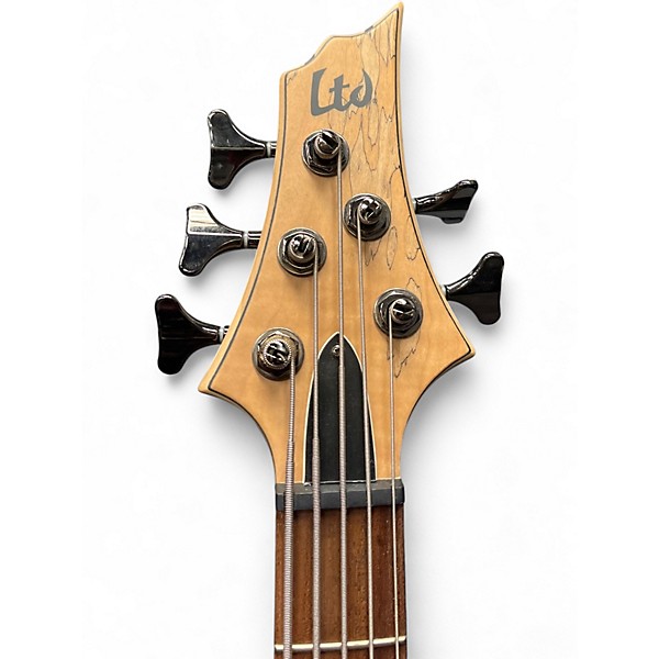 Used 2017 Ltd B205 5 String Natural Electric Bass Guitar