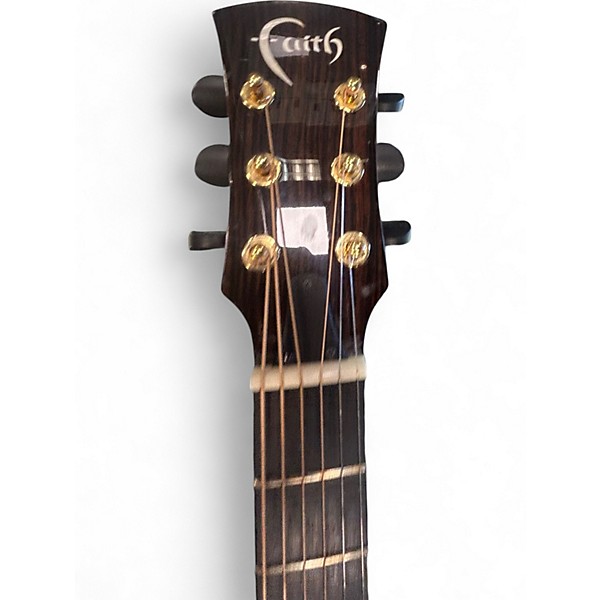 Used Faith FVHG Natural Acoustic Guitar