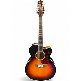Used Takamine GJ72CE-12 2 Color Sunburst 12 String Acoustic Electric Guitar