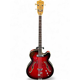 Vintage 1960s Framus 5/149 STAR BASS Red to Black Fade Electric Bass Guitar
