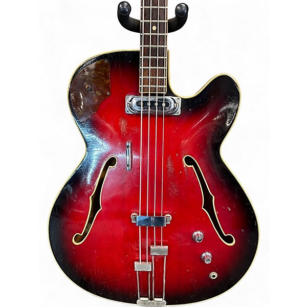 Vintage 1960s Framus 5/149 STAR BASS Red to Black Fade Electric Bass Guitar
