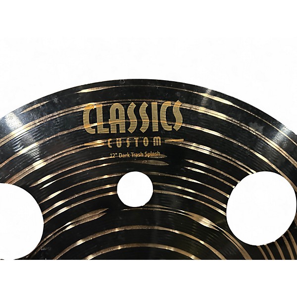 Used MEINL 12in Classic Custom Dark Trash Splash Cymbal