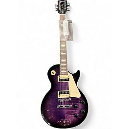 Used 2024 Gibson Les Paul Traditional Pro V Flame Top Purple Solid Body Electric Guitar