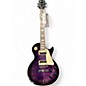 Used 2024 Gibson Les Paul Traditional Pro V Flame Top Purple Solid Body Electric Guitar thumbnail