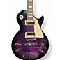 Used 2024 Gibson Les Paul Traditional Pro V Flame Top Purple Solid Body Electric Guitar