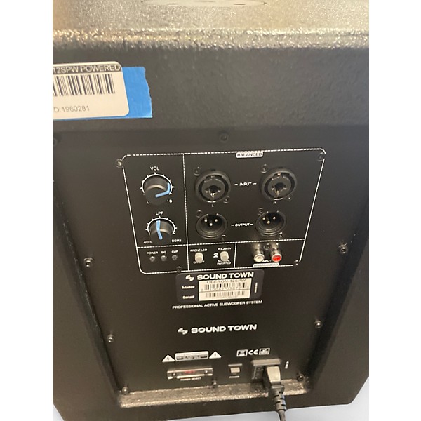 Used Sound Town Oberon 12SPW Powered Subwoofer