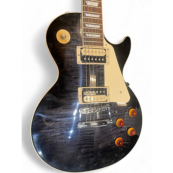 Used 2022 Gibson Les Paul Traditional Pro V TRANSPARENT EBONY BURST Solid Body Electric Guitar