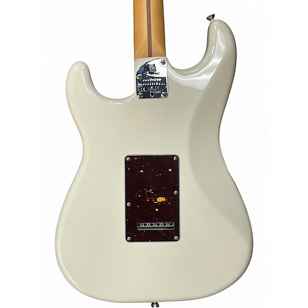 Used Fender American Professional II Stratocaster Olympic White Solid Body Electric Guitar