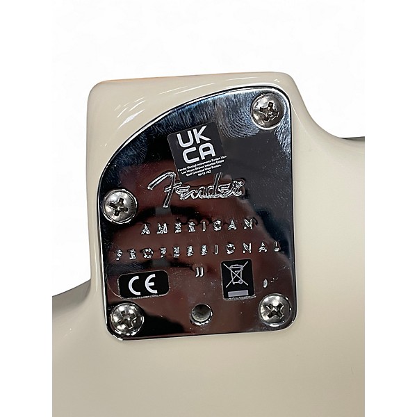 Used Fender American Professional II Stratocaster Olympic White Solid Body Electric Guitar