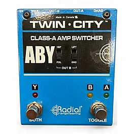 Used Radial Engineering Bones Twin City ABY Bypass Pedal