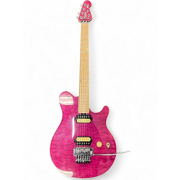 Used Sterling by Music Man AX40 Trans Purple Solid Body
