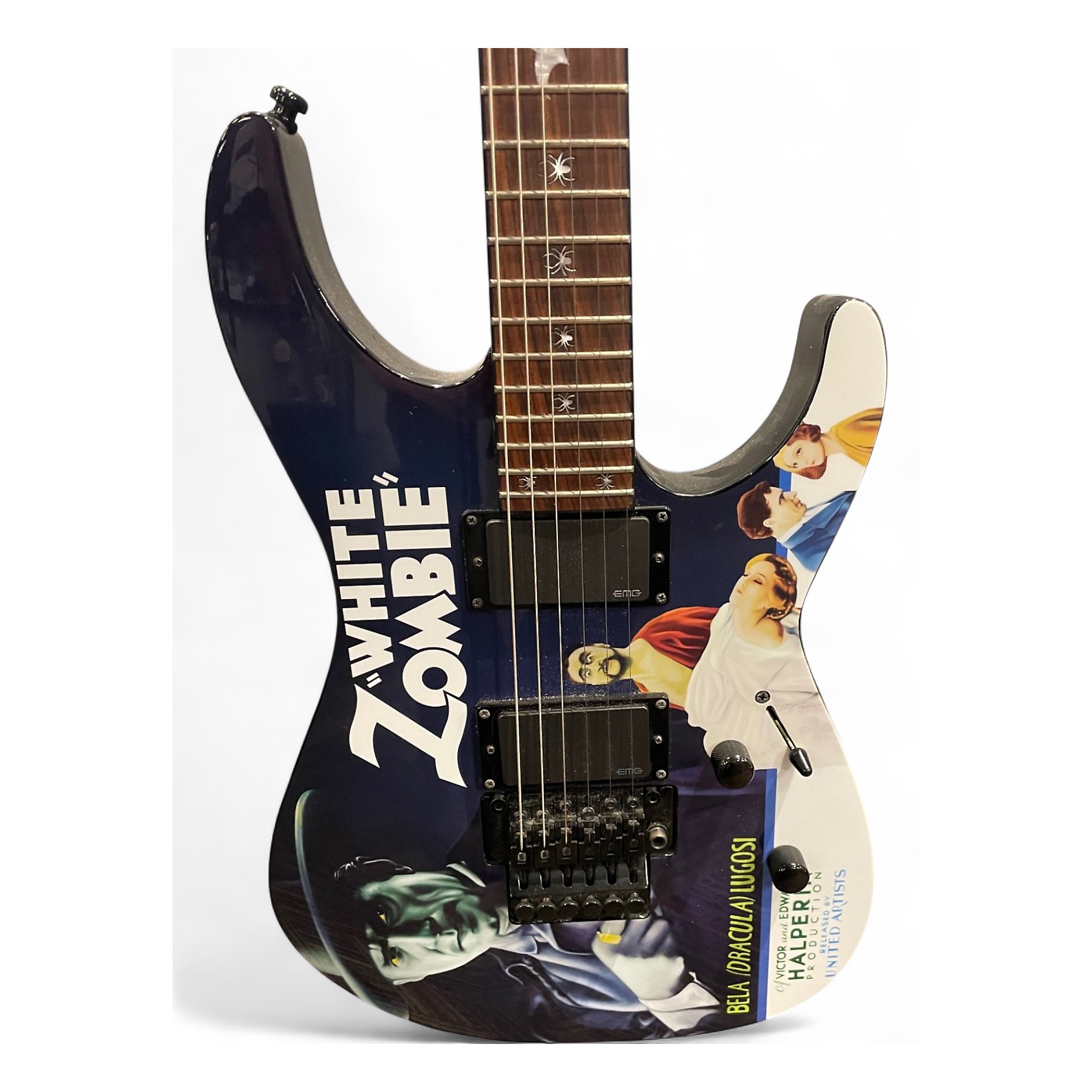 Used ESP LTD Kirk Hammett Signature White Zombie Custom