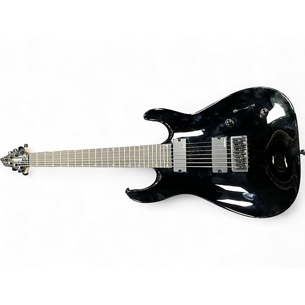 Used Jackson JS22-7 Dinky 7 String Black Solid Body Electric