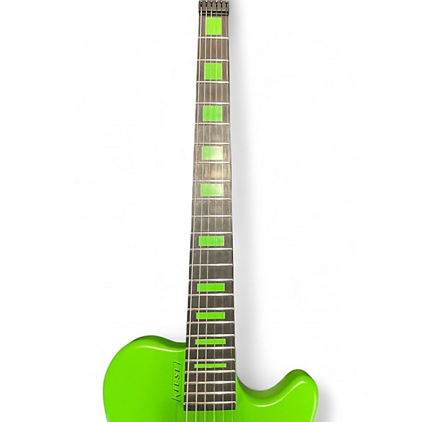 Used Kiesel H1 ACID GREEN Solid Body Electric Guitar
