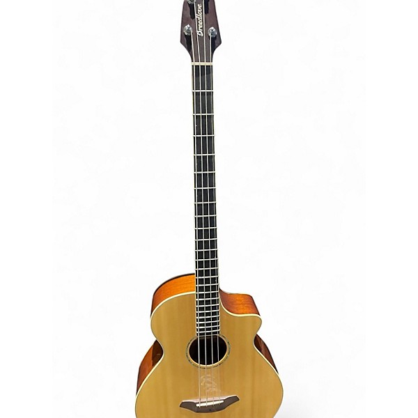 Used Breedlove Studio Bass Natural Acoustic Bass Guitar