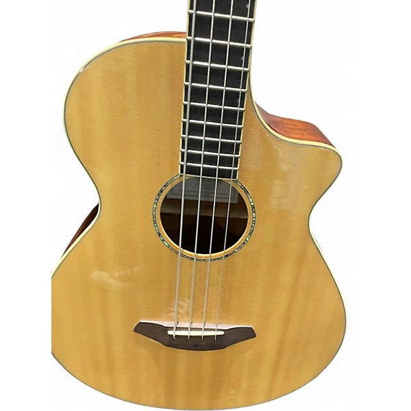 Used Breedlove Studio Bass Natural Acoustic Bass Guitar