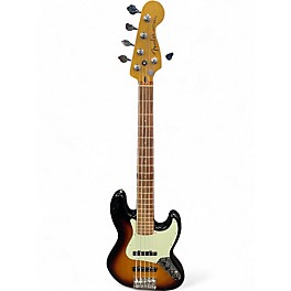 Used Fender Player Plus Jazz Bass V 3 Tone Sunburst Electric Bass Guitar