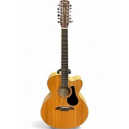 Used Alvarez AJ80CE Artist Series Jumbo Natural Acoustic Electric Guitar