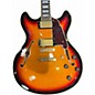 Used D'Angelico EX-DC 3 Color Sunburst Hollow Body Electric Guitar