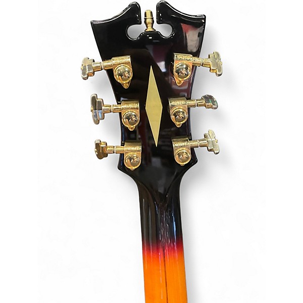 Used D'Angelico EX-DC 3 Color Sunburst Hollow Body Electric Guitar