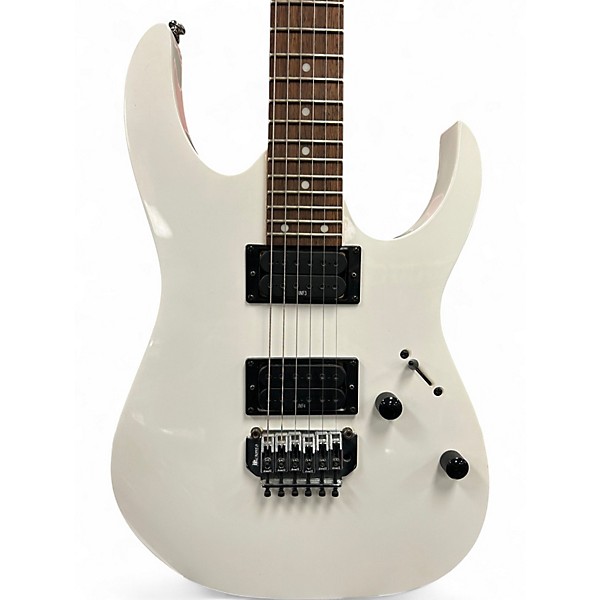 Used Ibanez RG120 White Solid Body Electric Guitar