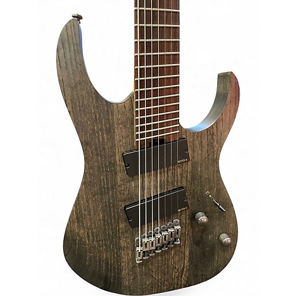 Used Ibanez RGIF7 Trans Charcoal Solid Body Electric Guitar