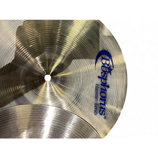 Used Bosphorus Cymbals 14in Hammer Series Hihat Pair Cymbal